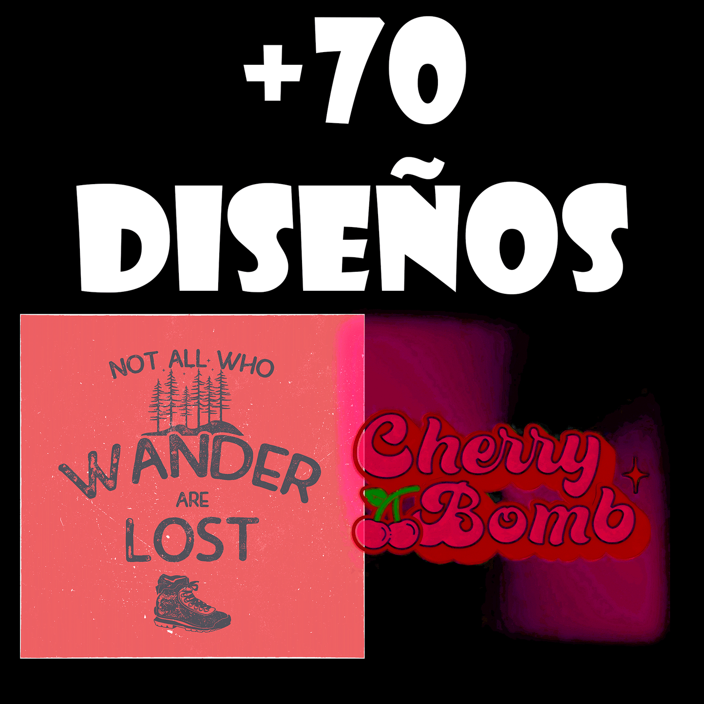 +70 DISEÑOS ESTILO URBANO PNG 300DPI DTF + ACTUALIZACIÓN