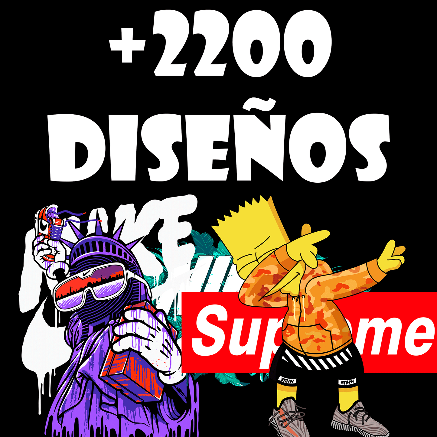 +2200 DISEÑOS MARCAS PNG 300DPI DTF + ACTUALIZACIÓN